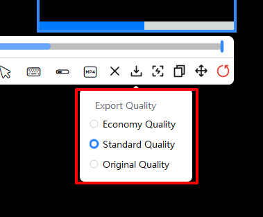 Choose Lightweight, Standard, or Original quality for a PixPin GIF