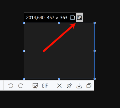 Fix Screenshot Box Aspect Ratio